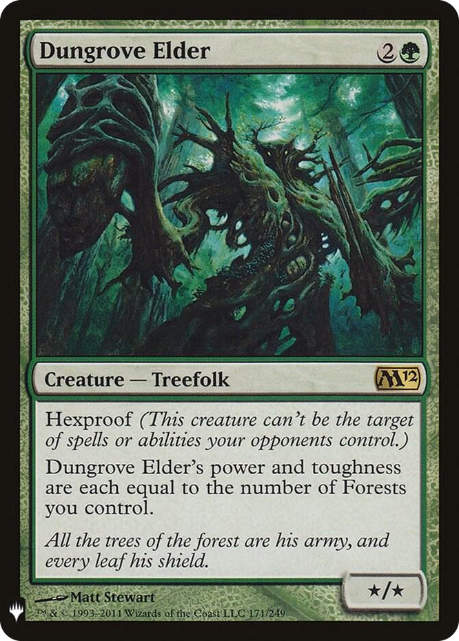 Dungrove Elder #171 R - The List Reprints Pokemon card