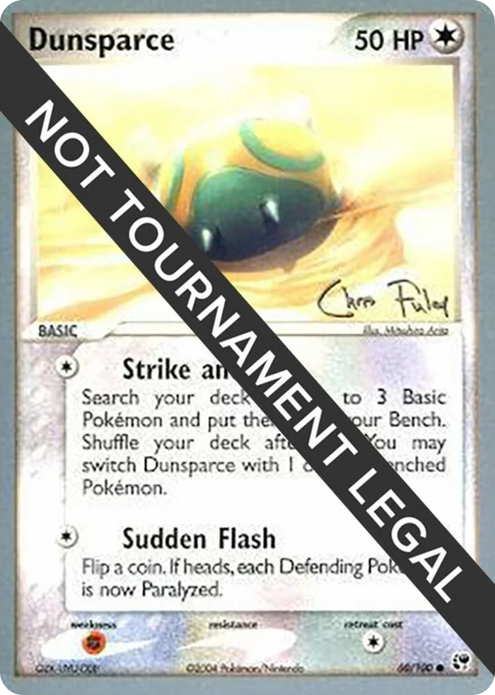 0060 Dunsparce - 2004 (Chris Fulop) Common World Championship Decks