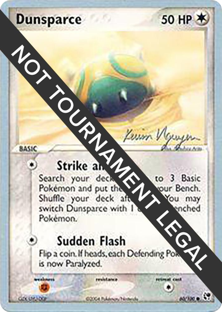 0060 Dunsparce - 2004 (Kevin Nguyen) Common World Championship Decks