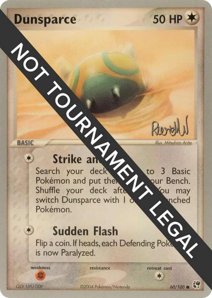 0060 Dunsparce - 2004 (Reed Weichler) Common World Championship Decks