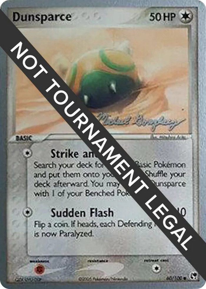 0060 Dunsparce - 2005 (Michael Gonzalez) Common World Championship Decks