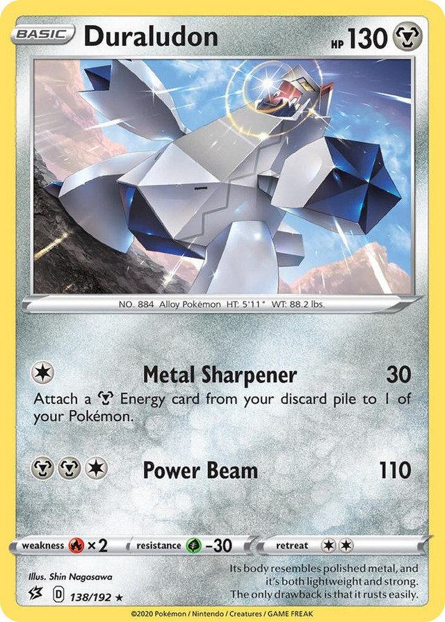 0138 Duraludon - 138/192 (SWSH Rebel Clash) Rare Deck Exclusives