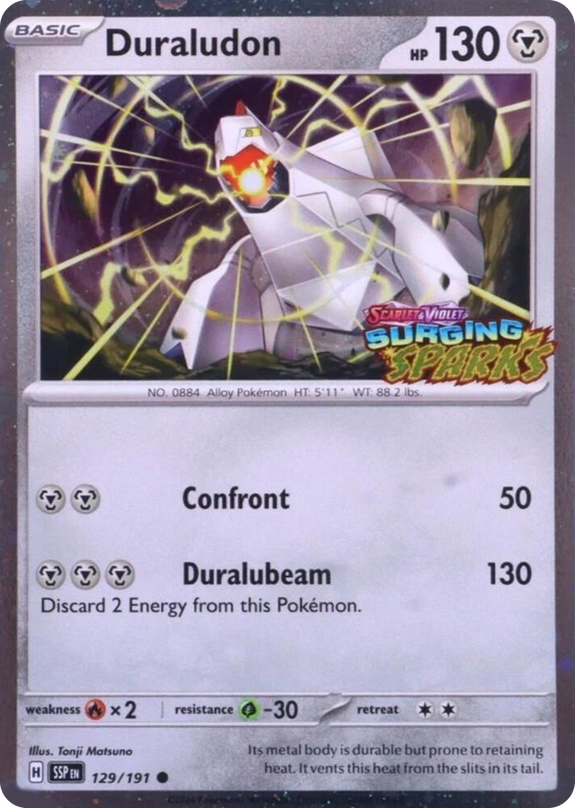 0129 Duraludon (Surging Sparks) Common Miscellaneous Cards & Products