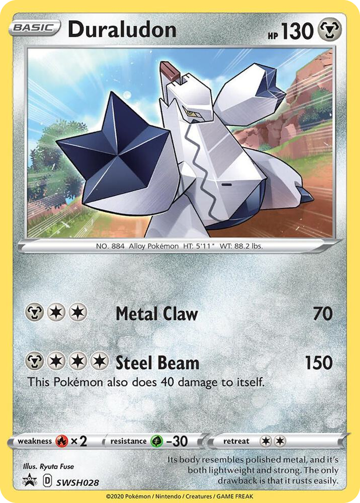 0028 Duraludon - SWSH028 Promo Sword & Shield Promo Cards