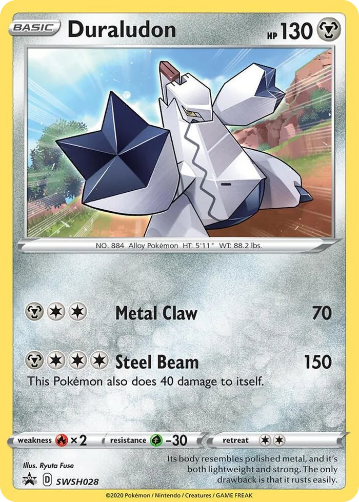 0028 Duraludon - SWSH028 Promo Sword & Shield Promo Cards