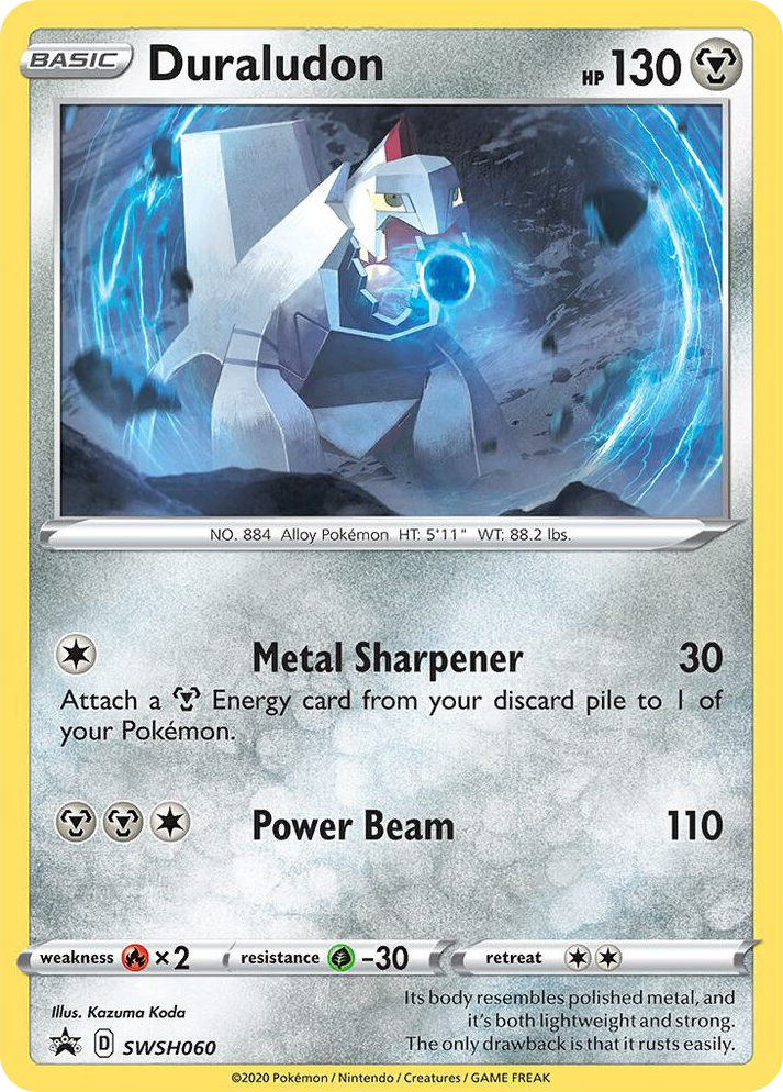 0060 Duraludon - SWSH060 Promo Sword & Shield Promo Cards