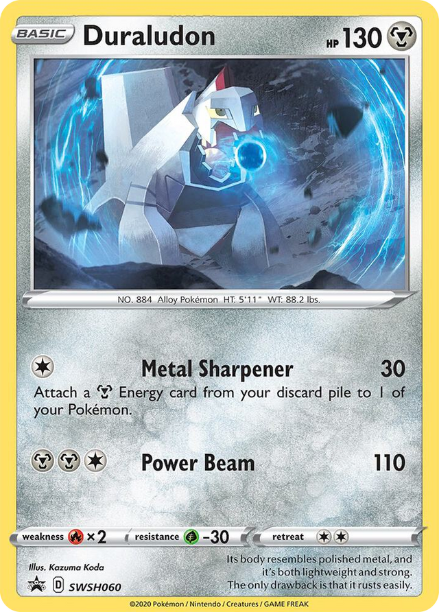 0060 Duraludon - SWSH060 Promo Sword & Shield Promo Cards