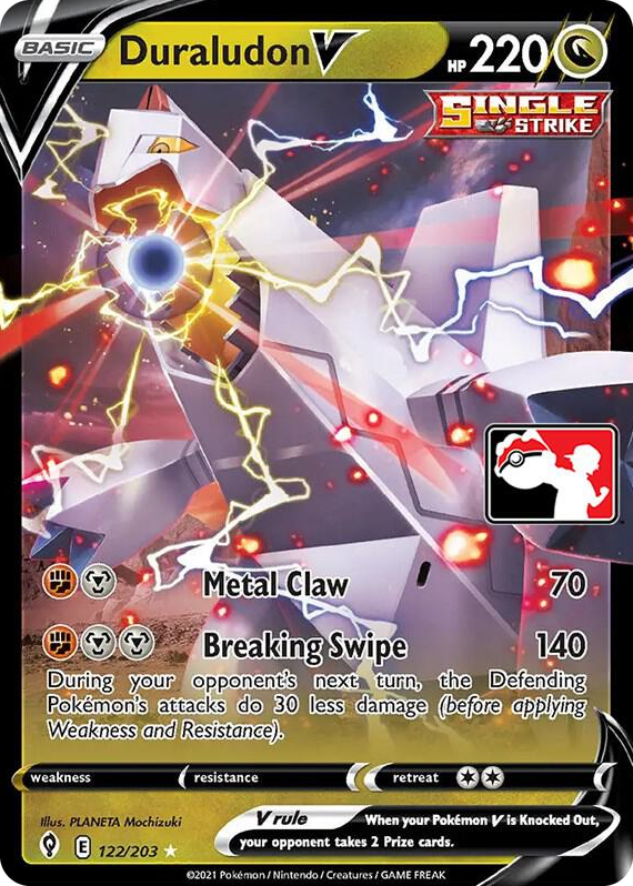 0122 Duraludon V Ultra Rare Prize Pack Series Cards