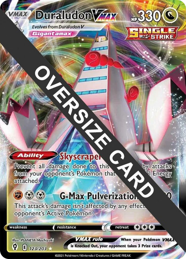 0123 Duraludon VMAX Promo Jumbo Cards