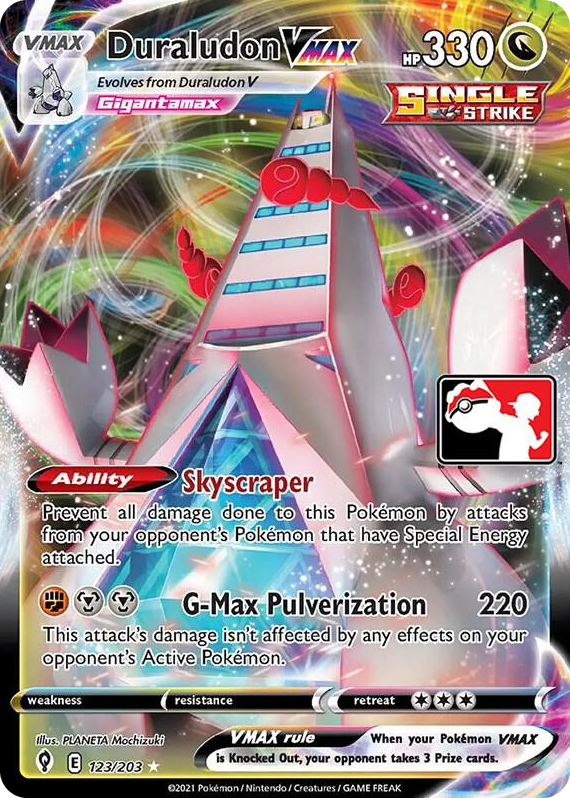 0123 Duraludon VMAX Ultra Rare Prize Pack Series Cards
