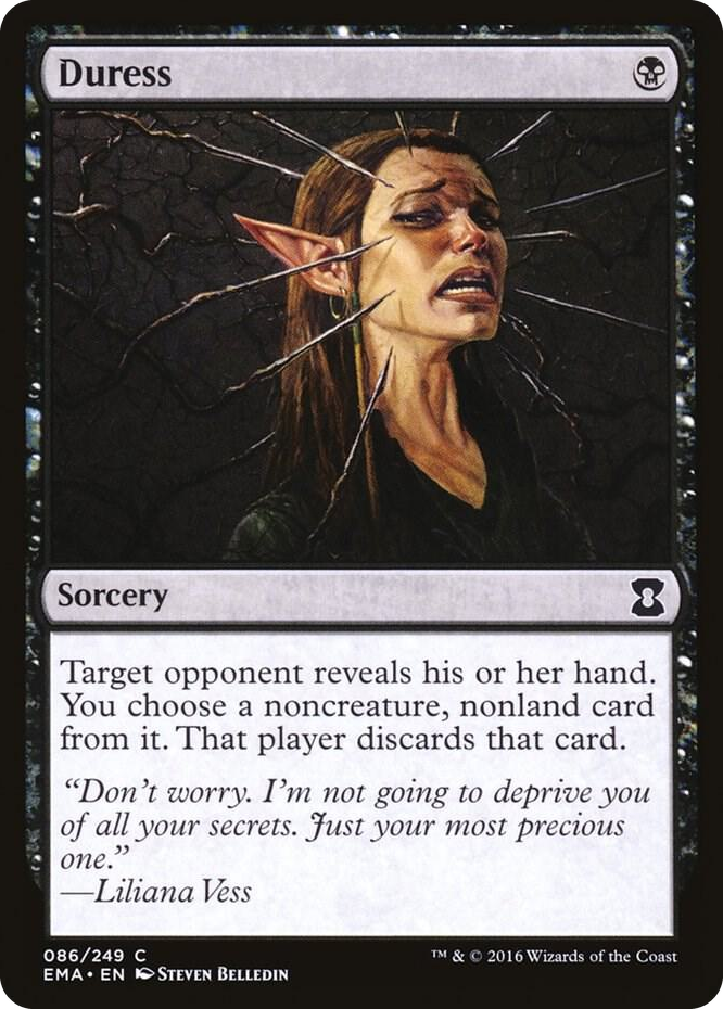 Duress #86 C - Eternal Masters Pokemon card