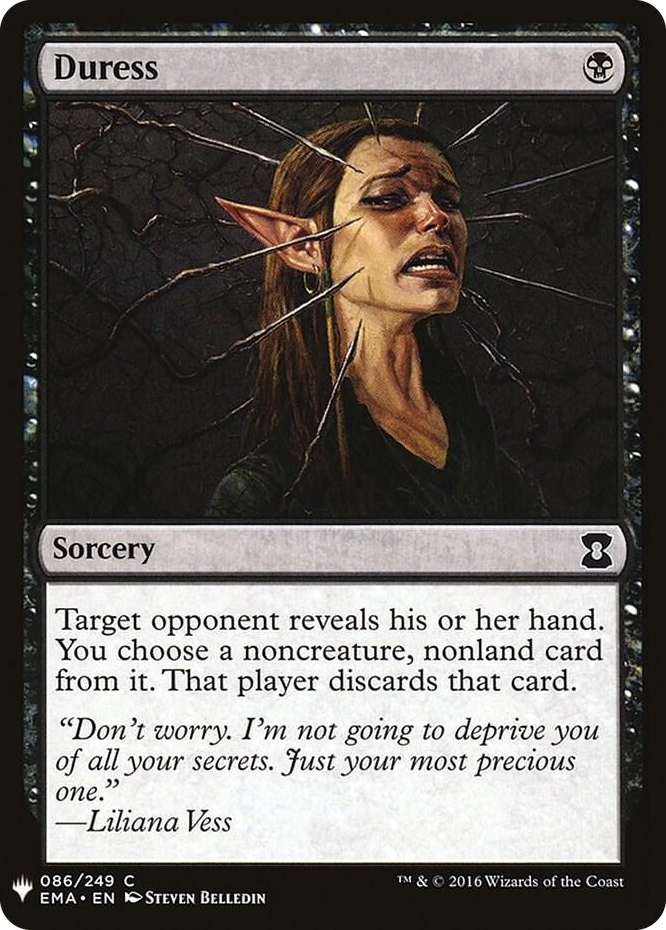 0086 Duress C The List Reprints