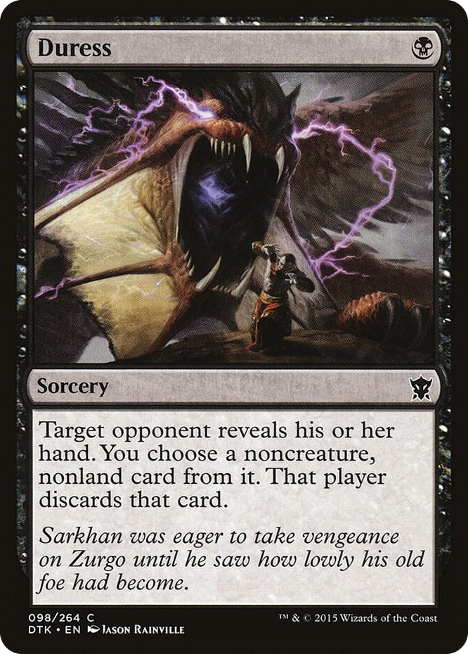 0098 Duress C Dragons of Tarkir