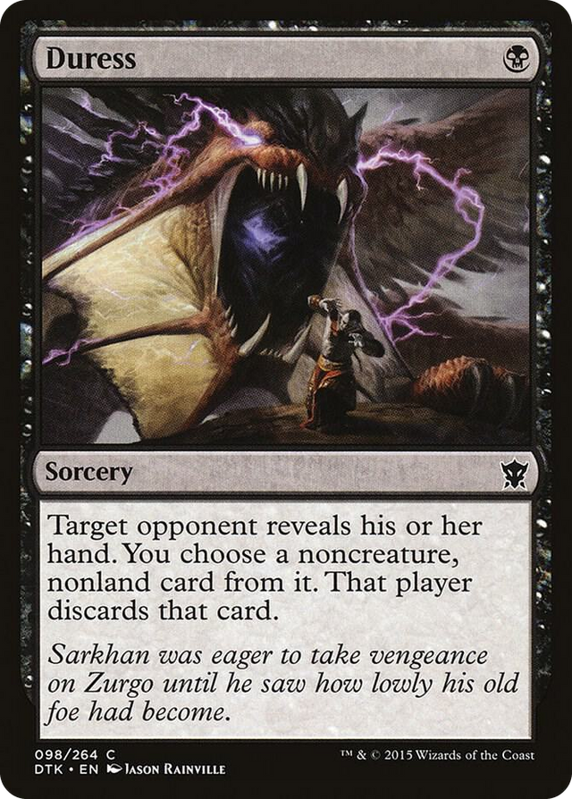0098 Duress C Dragons of Tarkir