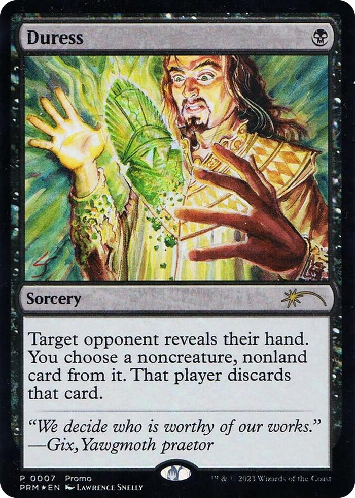 Duress (Graphic Novel Insert) #7 P - Media Promos Pokemon card