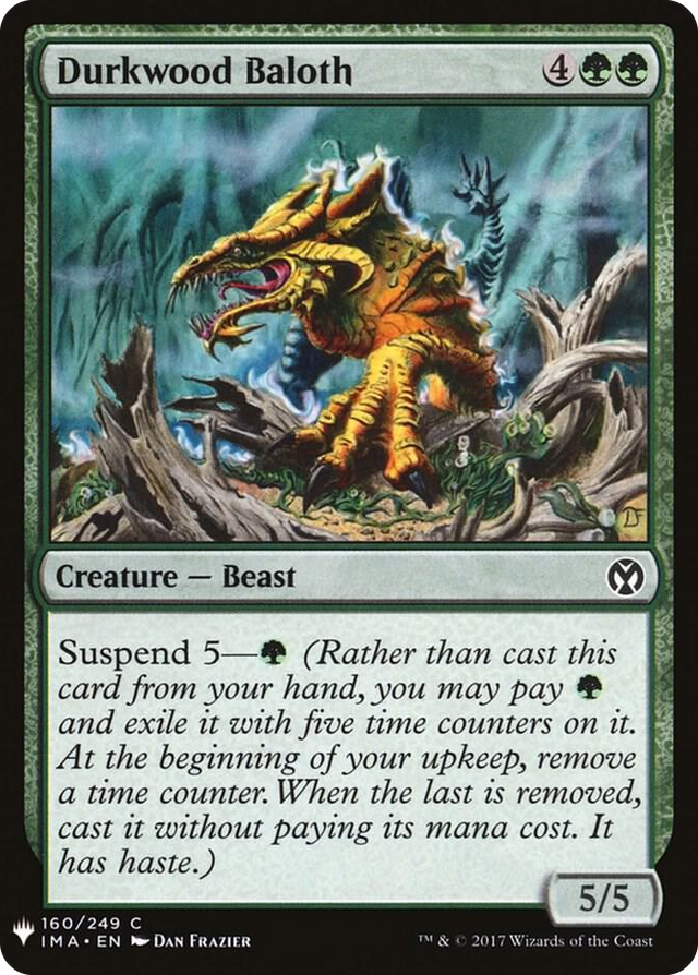 0160 Durkwood Baloth C The List Reprints