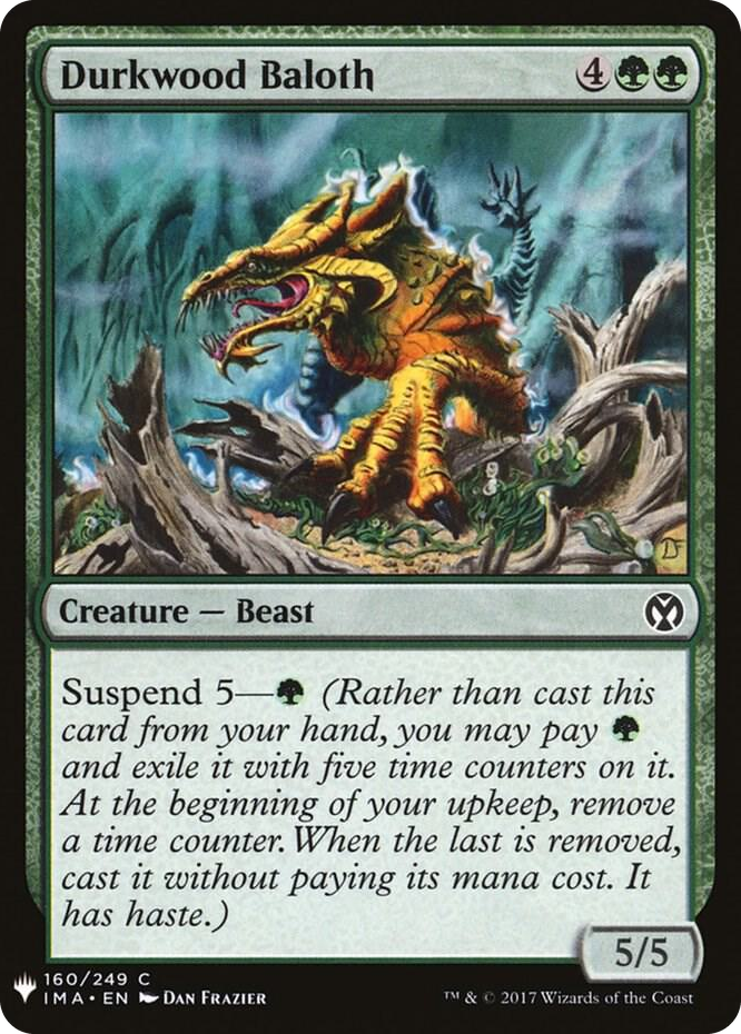 Durkwood Baloth #160 C - The List Reprints Pokemon card