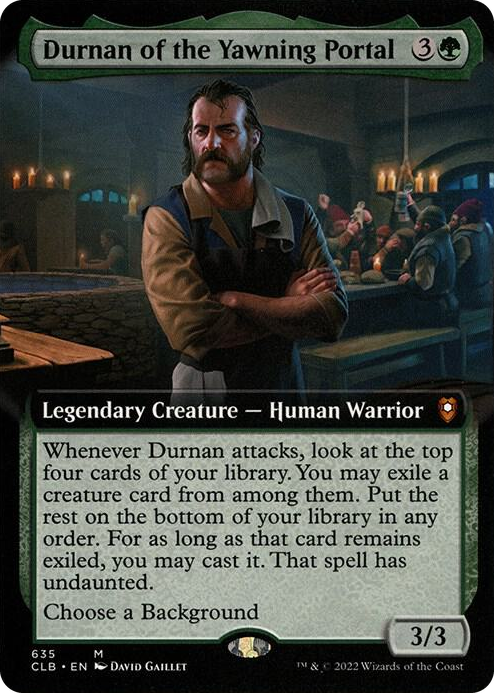 0635 Durnan of the Yawning Portal (Extended Art) M Commander Legends: Battle for Baldur's Gate