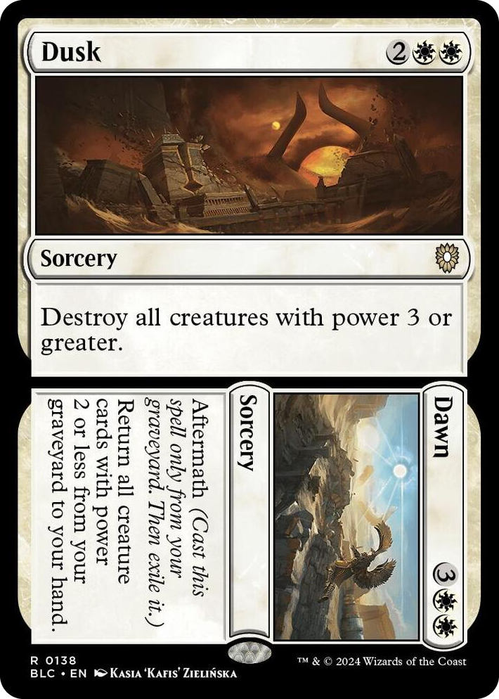 0138 Dusk // Dawn R Commander: Bloomburrow
