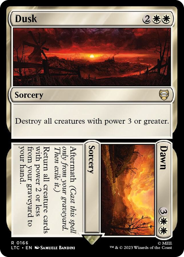 Dusk // Dawn #166 R - Commander: The Lord of the Rings: Tales of Middle-earth Pokemon card