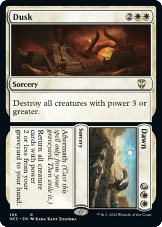 0198 Dusk // Dawn R Commander: Streets of New Capenna