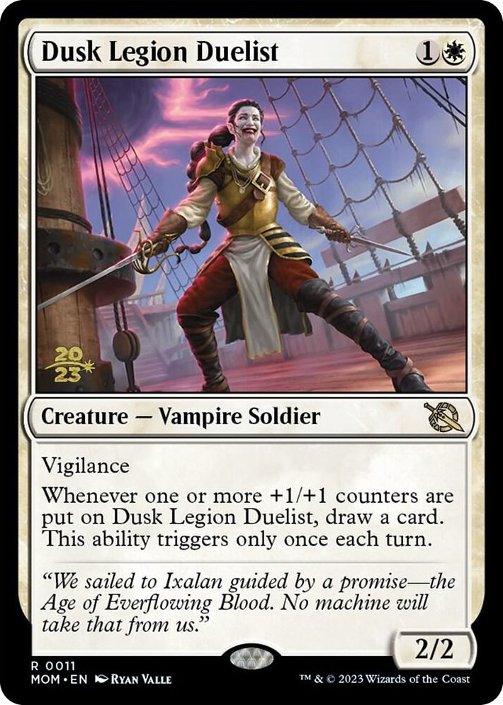 0011 Dusk Legion Duelist R Prerelease Cards