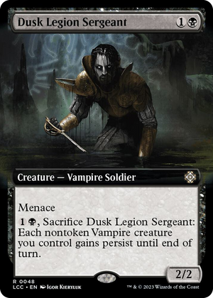 0048 Dusk Legion Sergeant (Extended Art) R Commander: The Lost Caverns of Ixalan