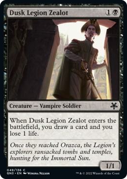0049 Dusk Legion Zealot C Magic Game Night: Free-For-All