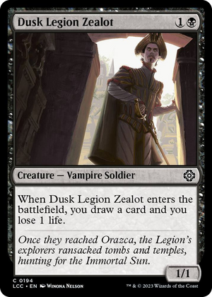 0194 Dusk Legion Zealot C Commander: The Lost Caverns of Ixalan