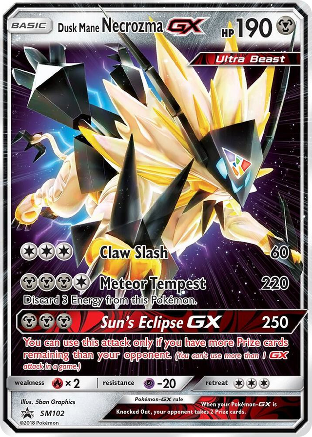 SM102 Dusk Mane Necrozma GX - SM102 Promo SM Promos