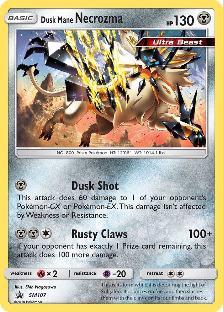 SM107 Dusk Mane Necrozma - SM107 Promo SM Promos