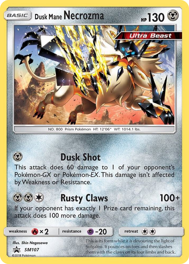 SM107 Dusk Mane Necrozma - SM107 Promo SM Promos