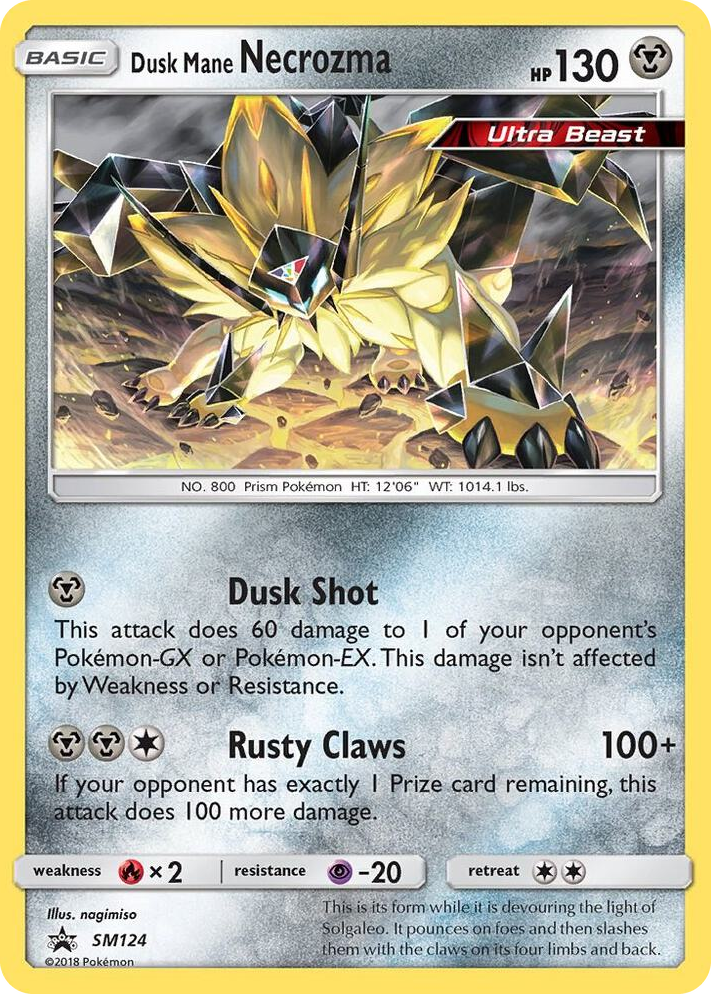 SM124 Dusk Mane Necrozma - SM124 Promo SM Promos