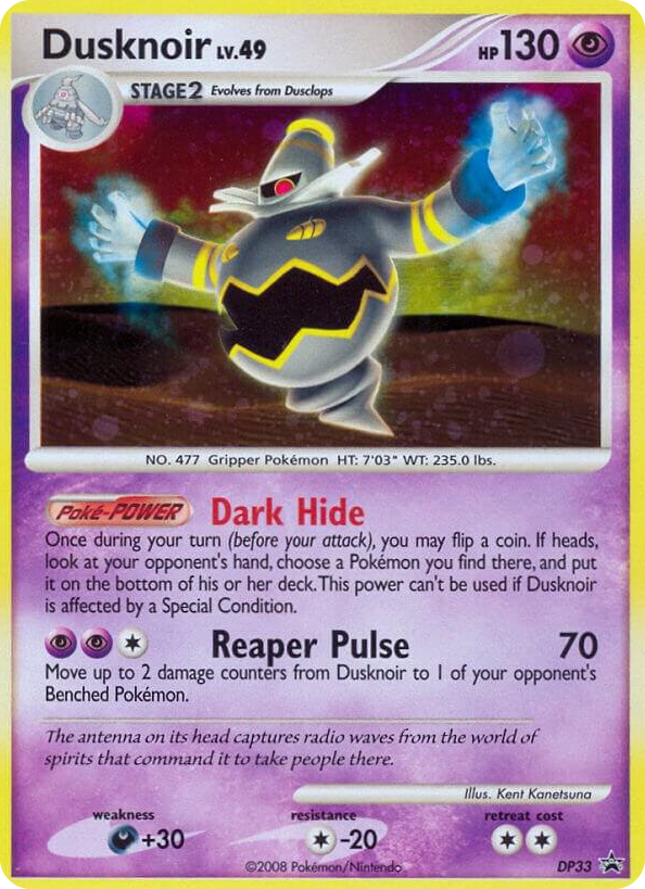 DP033 Dusknoir - DP33 Promo Diamond and Pearl Promos