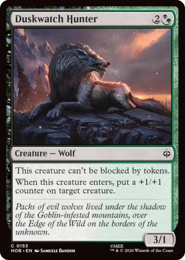 0153 Duskwatch Hunter C The Hobbit