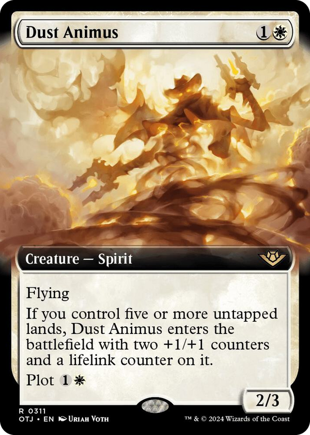0311 Dust Animus (Extended Art) R Outlaws of Thunder Junction