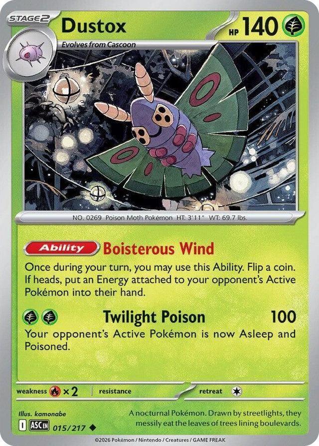0015 Dustox Uncommon Ascended Heroes