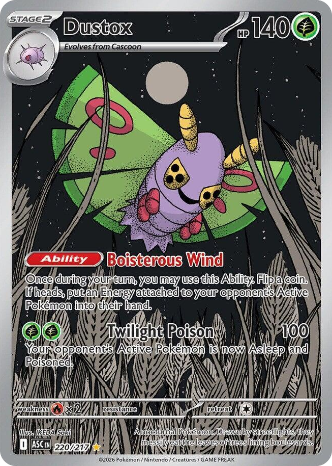 0220 Dustox Illustration Rare Ascended Heroes