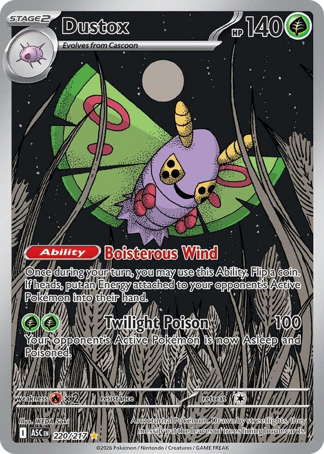 0220 Dustox Illustration Rare Ascended Heroes