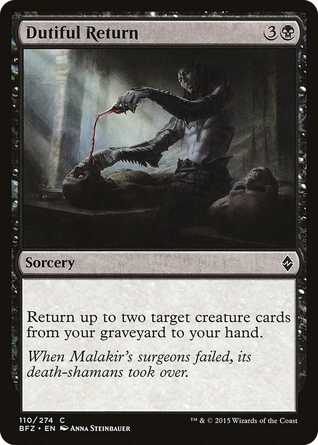 0110 Dutiful Return C Battle for Zendikar