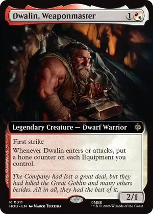 0311 Dwalin, Weaponmaster (Extended Art) R The Hobbit