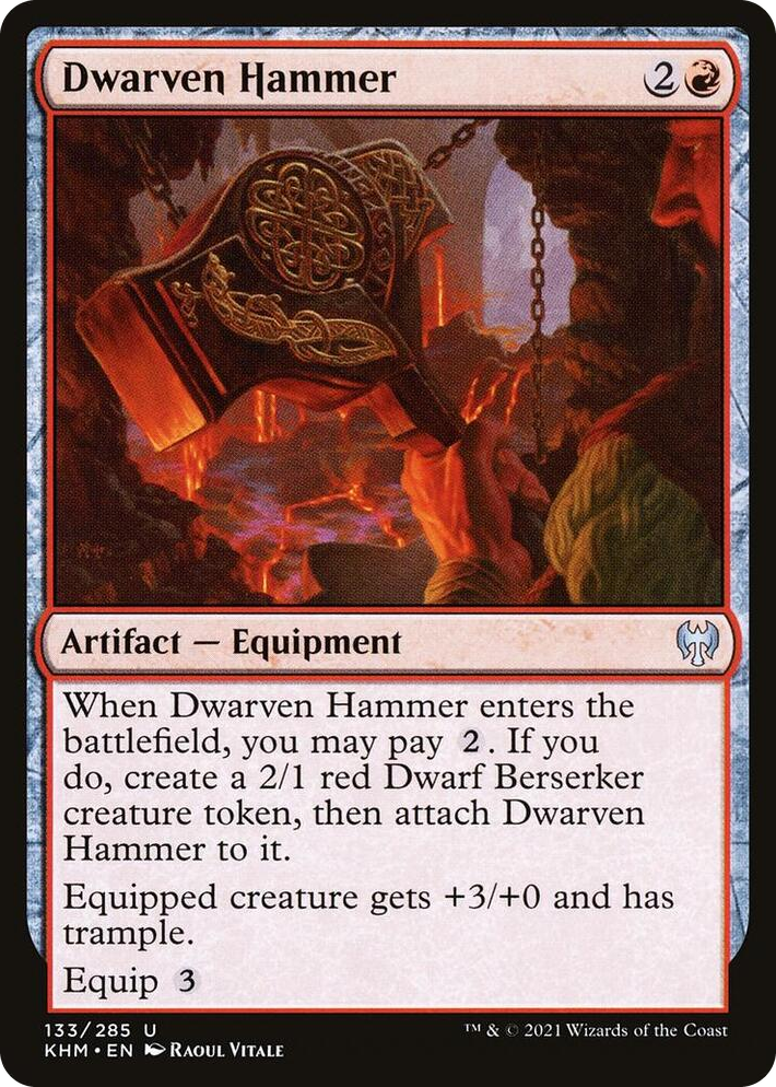 0133 Dwarven Hammer U Kaldheim