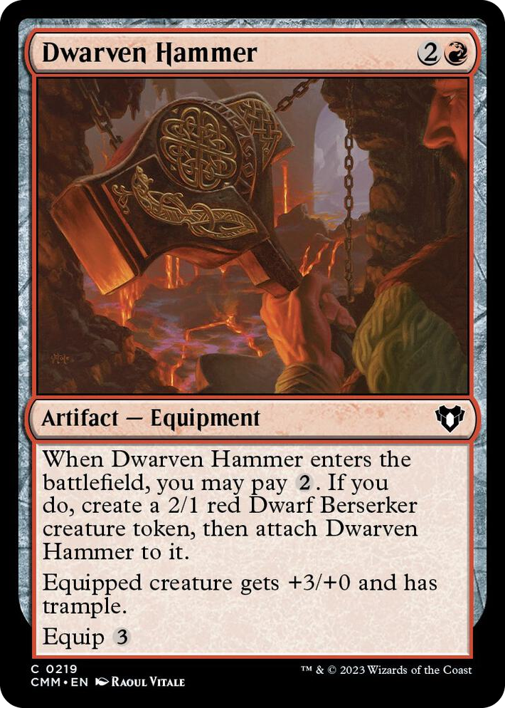 0219 Dwarven Hammer C Commander Masters