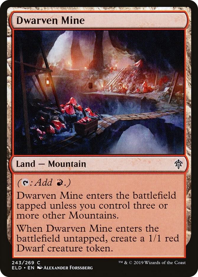 0243 Dwarven Mine C Throne of Eldraine