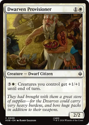 0009 Dwarven Provisioner C The Hobbit