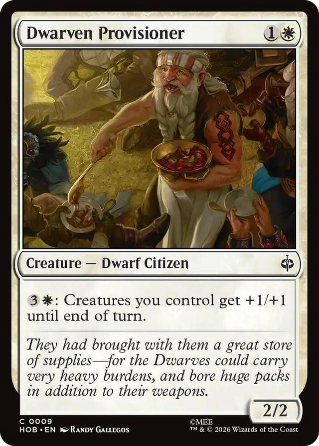 0009 Dwarven Provisioner C The Hobbit