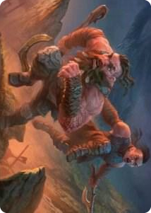 0033 Dwarven Reinforcements Art Card S Art Series: Kaldheim