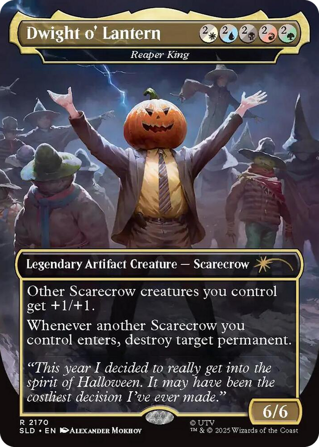2170 Dwight o' Lantern - Reaper King R Secret Lair Drop Series
