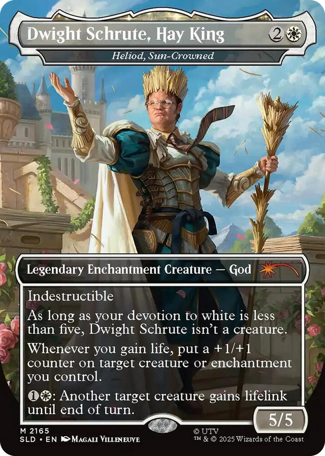 2165 Dwight Schrute, Hay King - Heliod, Sun-Crowned M Secret Lair Drop Series