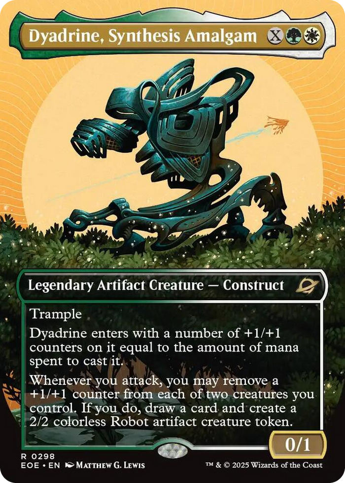 Dyadrine, Synthesis Amalgam (Borderless) #298 R - Edge of Eternities Pokemon card